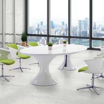 Support customization Customizable Pure White Snow Mountain White Desk Top in 36 Color Options W3200*D1600*H750