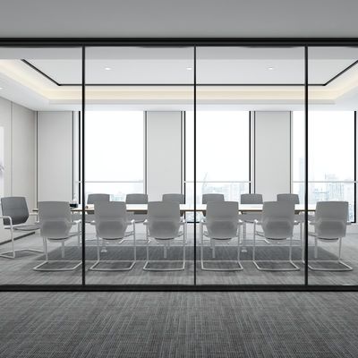 Customizable Snow White Conference Table with High Durability and White Steel Feet