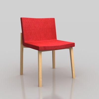 Solid Wood Sturdy Chair With Soft And Comfortable Seat Cushion Support customization