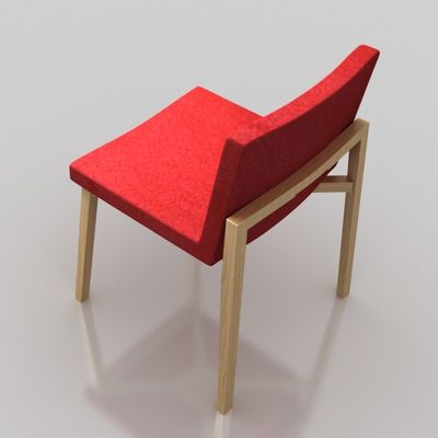 Solid Wood Sturdy Chair With Soft And Comfortable Seat Cushion Support customization