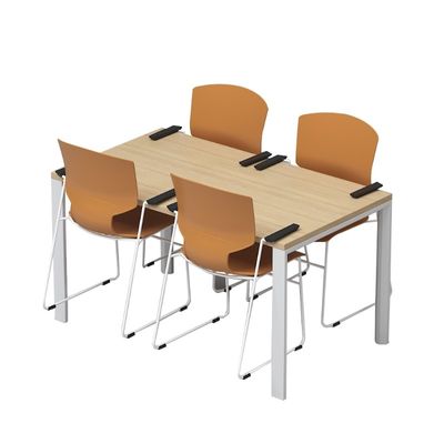 Support customization Professional Refined Elegant Business Conference Desk with Sturdy and Stable Steel Feet
