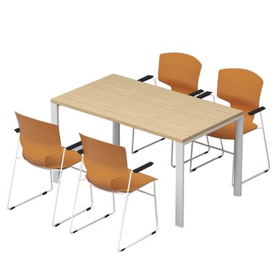 Support customization Professional Refined Elegant Business Conference Desk with Sturdy and Stable Steel Feet
