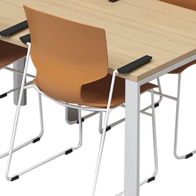 Support customization Professional Refined Elegant Business Conference Desk with Sturdy and Stable Steel Feet