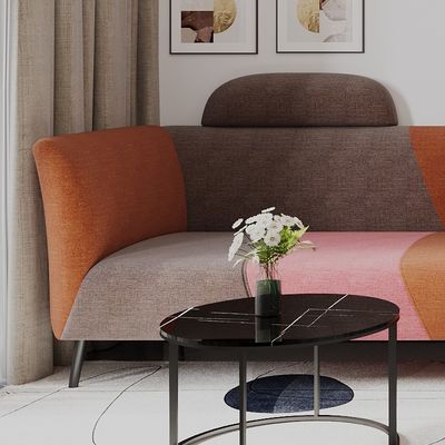 Support customization Finely Stitched Sofa With Sturdy Metal Legs And Features A High-Density Sponge Filled