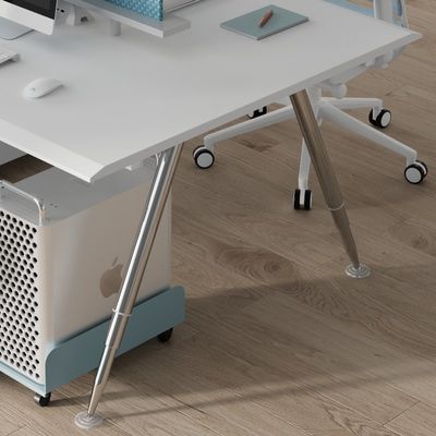 4-Person Office Desk Simple And Modern Partition With Storage Cabinet Support customization