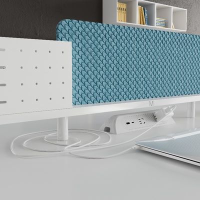 4-Person Office Desk Simple And Modern Partition With Storage Cabinet Support customization