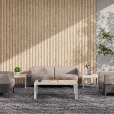 Support customization Minimalist Design Coffee Table Rectangular for Reception and Negotiation in Nordic Style