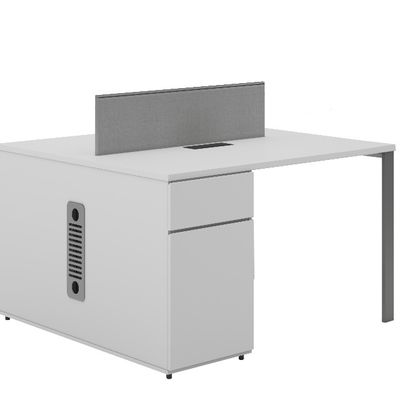 Support customization Modern Four-Person Office Desk Contemporary Design Durable MFC Panel Furniture