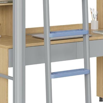 Support customization Youth Dormitory Bunk Bed With Stairs Customizable for University Students