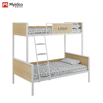 Support customization Sturdy Iron Frame Student Dormitory Bunk Bed for Bedroom and Apartment High Durability