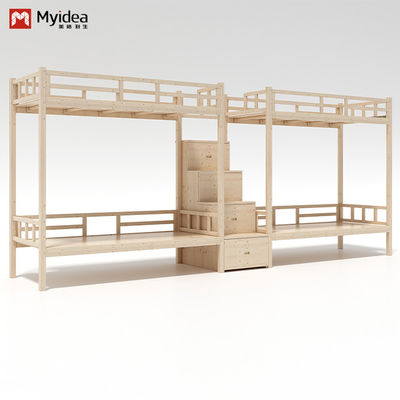 Sturdy and Comfortable Dormitory Bunk Bed for Student Accommodation Support customization