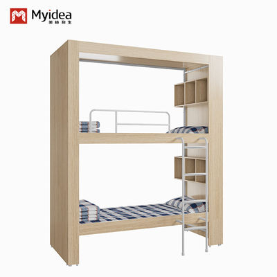 Support customization School Bunk Bed With Automated Production Plant And Knock Down Packing