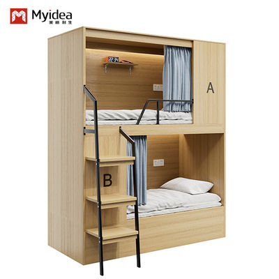 Modern Design Safe And Stable Bunk Bed For Youth Hostel With Easy Assembly Guidelines