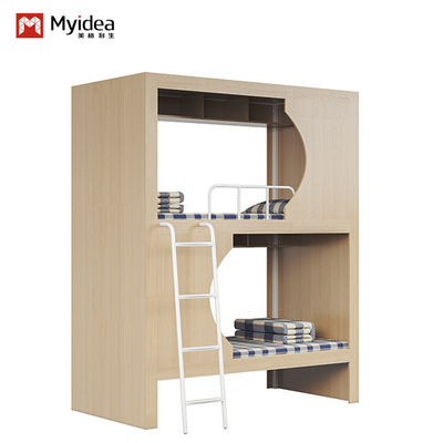 Support customization School Worker Hospital Home Dormitory Metal Stable Student Wooden Storage Loft Bunk Bed