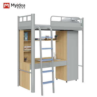 Support customization Youth Dormitory Bunk Bed With Stairs Customizable for University Students