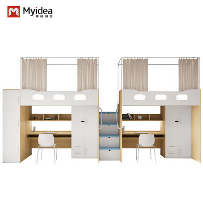 Non-Slip Silent Storage Ladder customization And Thick Guardrail 4600*900*2120 Apartment Bed For Kids/Teens/Young Adults Made In Foshan Factory Myidea