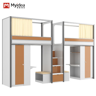 Children Modern Bedroom Furniture Bunk Bed With Stairs And Storage Layers support customization