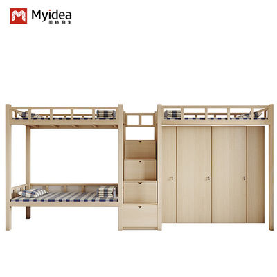 China Manufacturer Capsule Bunk Bed customization For Hostel Inbox Large Space Utilization Capsule Bunk Bed With Stairs