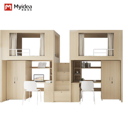 Modern Bedroom Furniture Bunk Bed Children Beds With Stairs And Storage Layers Support customization