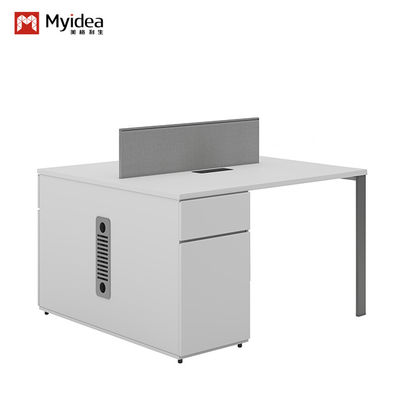 Support customization Modern Four-Person Office Desk Contemporary Design Durable MFC Panel Furniture