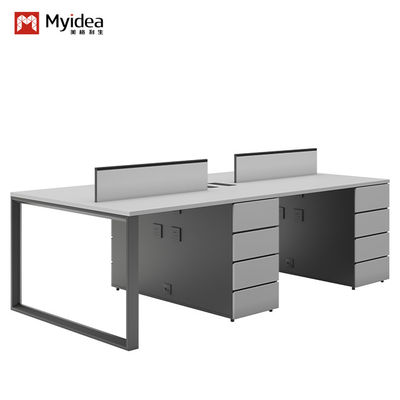 Sturdy Two Tone Metal Frame Modern customization Office Desk For Heavy Load Capacity
