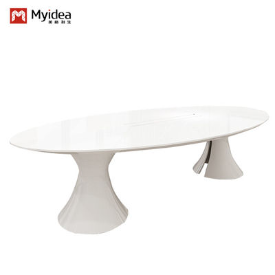 Support customization Customizable Pure White Snow Mountain White Desk Top in 36 Color Options W3200*D1600*H750