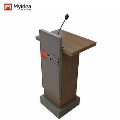 Support customization Compact Podium High Durability Conference Room Table for Professional Meetings