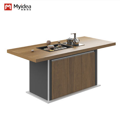 Support customization Solid Wood Tea Stand For Large Mineral Water Bottles Customizable Size And Structure
