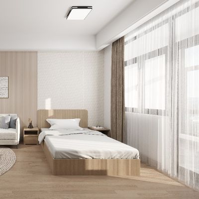 Modern Support customization Design Plate Type Single Bed For Hotels Apartments Homestays Queen King Sizes