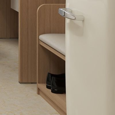 Support customization Modern Luxury Wooden Change Shoe Stool Versatile Footrest for Home Living Room Bedroom or Hotel Use