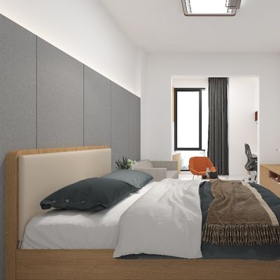 Support customization Modern Minimalist Wood Single Bed For Dormitory Use Various Sizes Without Mattress Bedroom School Apartment Hotel