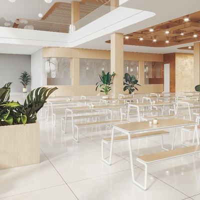 Multifunctional Restaurant Furniture Integrated Table And Chair Design Of Myidea Support customization