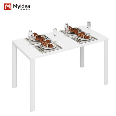 Support customization Traditional Style Metal Rectangular Dining Table For Home Living Room Hotel School Myidea Various Size Options Available Furniture