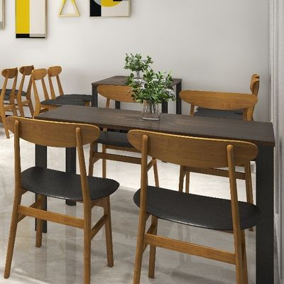 Support customization Traditional Style Metal Rectangular Dining Table For Home Living Room Hotel School Myidea Various Size Options Available Furniture