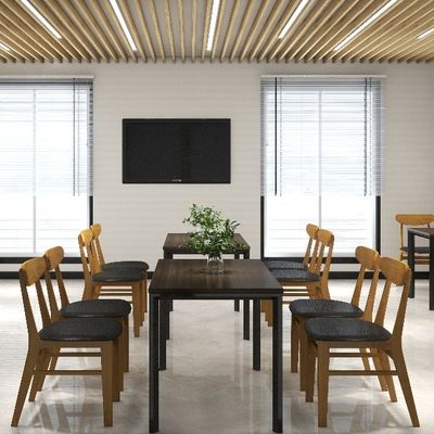 Support customization Traditional Style Metal Rectangular Dining Table For Home Living Room Hotel School Myidea Various Size Options Available Furniture