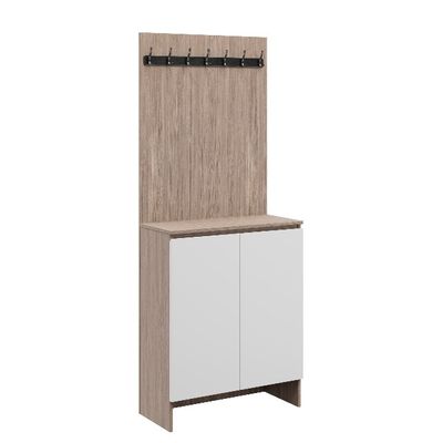 Support customization Modern Open Wardrobe Bedroom Home Hotel Use Upper Hanging Hat Rack Lower Shoe Storage