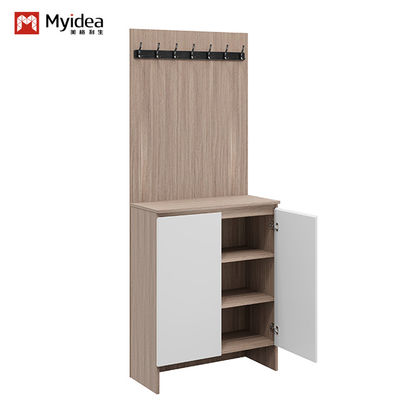 Support customization Modern Open Wardrobe Bedroom Home Hotel Use Upper Hanging Hat Rack Lower Shoe Storage