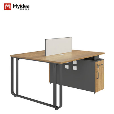 Two-Person Modular Office Desk Combination with customization Extendable Feature and Three Drawers No reviews yet