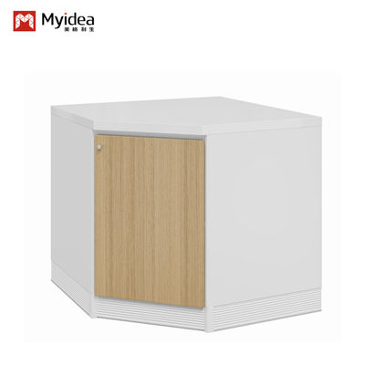 Customizable Two-Tier Wood Corner Storage Cabinet Single-Door Design For Kitchen And Dining Room