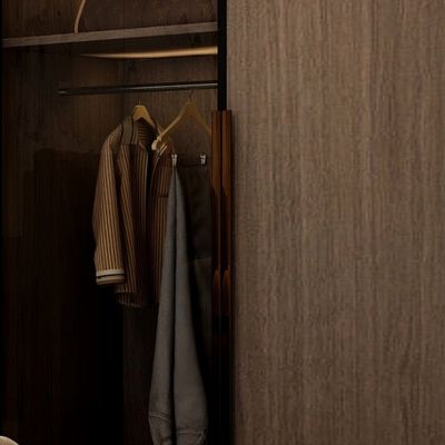 Modern Home And Hotel Wardrobes With Internal Hanging Rods And Drawer Dividers Support customization For Organized Bedroom Furniture