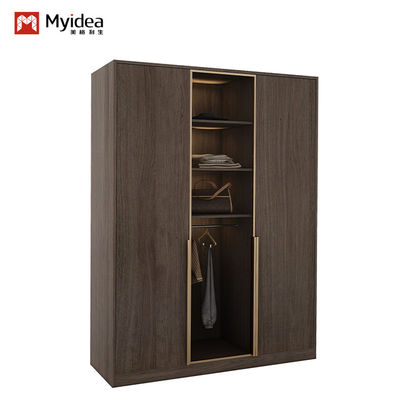 Modern Home And Hotel Wardrobes With Internal Hanging Rods And Drawer Dividers Support customization For Organized Bedroom Furniture
