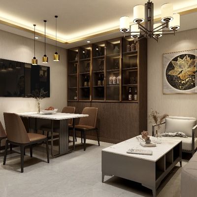 Support customization Contemporary Living Room Office Display Cabinet, Modern Design, Wooden/Metal/Glass Material