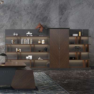 Support customization Contemporary Boss's Office Filing Cabinet Modern Design Adjustable Wooden/Metal/Plastic Home Storage Office and exhibition hall