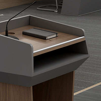 Support customization Modern Lectern Wood Panel Steel Plastic Materials Stage Large Event Center School Meeting Room Office Hotel Outdoor Gym