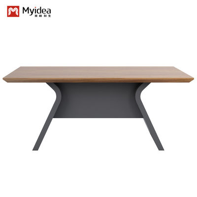 Support customization Modern Luxury Wood Tea Table Set For Living Room And Office Versatile Dark Color With Wood Grain Coffee Tables