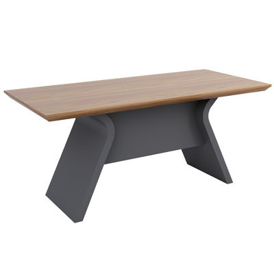 Support customization Modern Luxury Wood Tea Table Set For Living Room And Office Versatile Dark Color With Wood Grain Coffee Tables