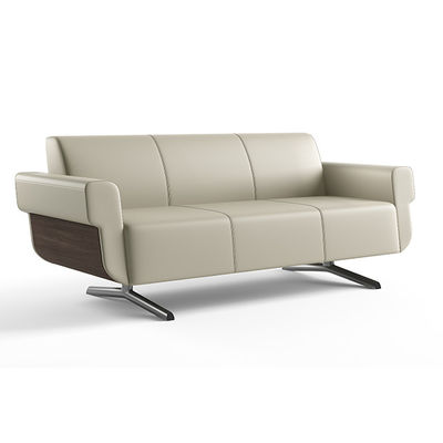 Support customization Nordic Minimalism Leather Sofa Set Office Bedroom Traditional Sectional Design Metal Legs Single Triple Seat Sofas