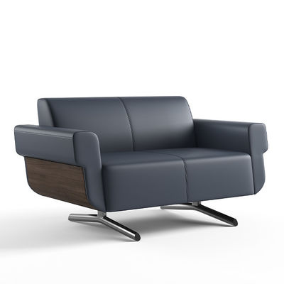 Support customization Nordic Minimalism Leather Sofa Set Office Bedroom Traditional Sectional Design Metal Legs Single Triple Seat Sofas