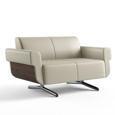 Support customization Nordic Minimalism Leather Sofa Set Office Bedroom Traditional Sectional Design Metal Legs Single Triple Seat Sofas