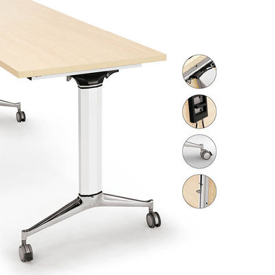 Support customization Classic Modern Design Foldable Office Desk Large Training Room Furniture Home School Office Training Classes Panel Wood Style